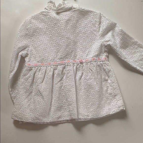 Beautiful Hanna Andersson 110 eyelet top EUC - Picture 5 of 9